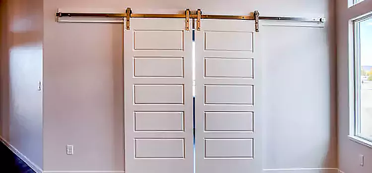 Glass Barn Door with Installation Hardware Kit South Houston
